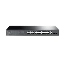TP-Link TL-SG1428PE hálózati kapcsoló Vezérelt L2 Gigabit Ethernet (10/100/1000) Ethernet-áramellátás (PoE) támogatása 1U Fekete