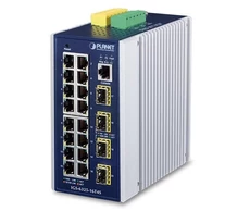 PLANET IGS-6325-16T4S hálózati kapcsoló Vezérelt L3 Gigabit Ethernet (10/100/1000) Kék, Szürke