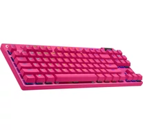 Logitech G PRO X TKL billentyűzet Játék RF vezeték nélküli + Bluetooth QWERTY Nemzetközi amerikai Magenta