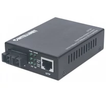 Intellinet 507349 hálózati média konverter 1000 Mbit/s 1310 nm Single-mode Fekete