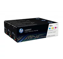 HP 131A 3-pack Cyan/Magenta/Yellow Original LaserJet Toner Cartridges