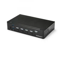 StarTech.com SV431HDU3A2 KVM kapcsoló Keretállvány Fekete
