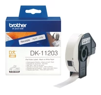 Brother DK-11203 címkéző szalag Fehéren fekete