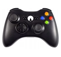 FROGGIEX XBOX 360/PC Kiegészítő Vezeték nélküli kontroller + Vezeték nélküli adapter, Fekete