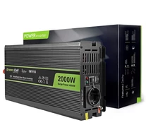Green Cell INV10 power adapter/inverter Auto 2000 W Black