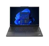 Lenovo ThinkPad E16 Gen 2 (AMD) AMD Ryzen™ 5 7535U Laptop 40.6 cm (16") WUXGA 8 GB DDR5-SDRAM 256 GB SSD Wi-Fi 6E (802.11ax) Windows 11 Pro English Black New Repack/Repacked