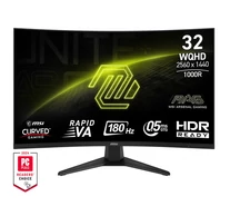 MSI MAG 325CQF computer monitor 80 cm (31.5") 2560 x 1440 pixels Wide Quad HD Black