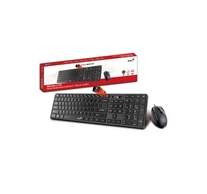 GENIUS Vezetékes Billentyűzet + egér Slimstar C126 USB HUN Fekete