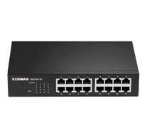 16 portos Gigabit kapcsoló fekete