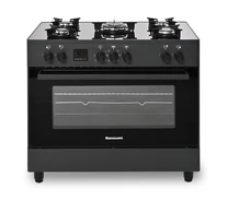 Ravanson KWGE-K90 black gas/electric cooker