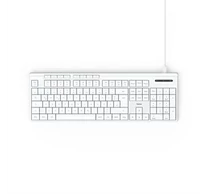 HAMA 173053, BILLENTYŰZET "CK-200",USB, FEHÉR