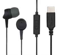 HAMA 184141, "BASIC4PHONE" IN-EAR FÜLHALLGATÓ,USB TYPE-C, FEKETE