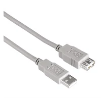 HAMA 200905, FIC USB KÁBEL A-A TÍPUS  1,8M ECO, SZÜRKE