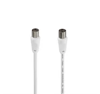 HAMA 205030, FIC ECO ANTENNAKÁBEL 75DB, FEHÉR 25DB/CSG 5,0M, FEHÉR