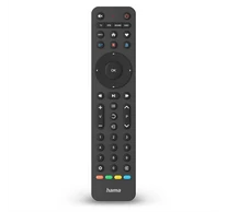 HAMA 221053, UNIVERZÁLIS TÁVIRÁNYÍTÓ "FITV" 4IN1, FEKETE