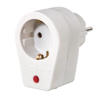 HAMA 223323, FIP HÁLÓZATI TÚLFESZÜLTSÉG VÉDŐ ADAPTER, FEHÉR