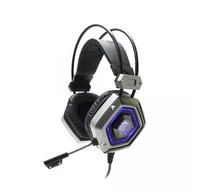 HDS White Shark GH-1841 LION gamer headset mikrofonnal - Fekete/Ezüst