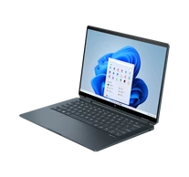 HP Spectre x360 14-eu0002nh 14" 3K 2880x1800 AG OLED 120Hz 400cd Touch, Ultra7-155H 1.4GHz, 32GB, 1TB SSD, Win 11, kék