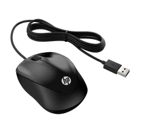 HP vezetékes egér 1000 - fekete