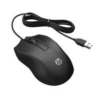HP vezetékes egér 100 - fekete