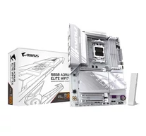GIGABYTE B850 AORUS ELITE WIFI7 ICE Motherboard - AMD Ryzen 9000 Series CPUs, 12+2+1 Phases Digital VRM, up to 8200MHz DDR5 (OC), 1xPCIe 5.0 + 2xPCIe 4.0 M.2, 2.5 LAN, WIFI 7, USB 3.2 Gen 2x2