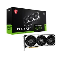 MSI GeForce RTX 4070 VENTUS 3X 12G OC GDDR6X DLSS 3