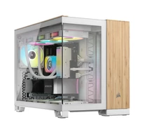 Corsair CC-9011288-WW computer case Midi Tower Bamboo, White