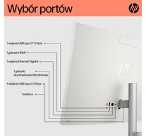 HP 24-cr0312nw AMD Ryzen™ 5 7520U 60.5 cm (23.8") 1920 x 1080 px All-in-One PC 16 GB LPDDR5-SDRAM 512 GB SSD Windows 11 Home Wi-Fi 6 (802.11ax) White