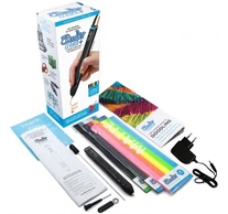 3Doodler CREATE FILAMENT PLA 3 COLORS PL-CLEAR-75 Politejsav (PLA) Fluoreszkáló kék, átlátszó, fehér 2 g