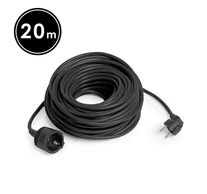 Delight 20502BK LENGŐ HOSSZABBÍTÓ FEKETE - 3 X 1,5 MM2 - 20 M