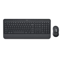 LOGITECH Billentyűzet + egér - MK650 Vezeték Nélküli Combo Grafitszürke, HUN
