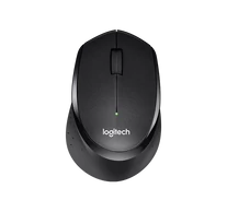 LOGITECH Egér - B330 Vezeték Nélküli Optikai Silent Plus, Fekete