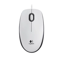 LOGITECH Egér - M100 Vezetékes Optikai, Fehér