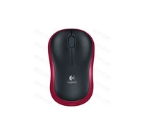 LOGITECH Egér - M185 Vezeték Nélküli Optikai Nano, Piros