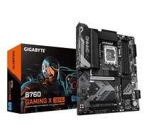GIGABYTE B760 GAMING X GEN5 Motherboard - Supports 14th Gen. Intel Core CPUs, 8+1+1 phases VRM, up to 5600MHz DDR5, 3xPCIe 4.0 M.2, 2.5 GbE LAN, USB 3.2 Gen 2