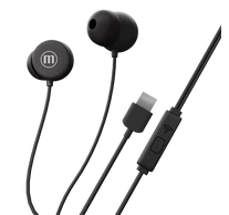 MAXELL Fülhallgató, IN-BAX, fekete, USB-C