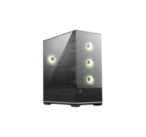 MSI Ház ATX PANO 110R PZ, 4xARGB ventilátor, Tápegység nélkül, üvegfalú, fekete