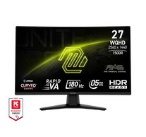 MSI Monitor GAMING MAG 274CQF 27" Rapid VA WQHD 2560x1440 16:9 5000:1 180Hz 0,5ms 2x HDMI, DP, Black