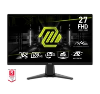 MSI Monitor GAMING MAG 275F 27" FHD 1920x1080, Rapid IPS 180Hz, 16:9, 1000:1, 0,5ms, 2x HDMI, DP, Black