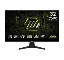 MSI Monitor GAMING MAG 325QF E18V 31,5" Rapid VA, WQHD 2560x1440, 16:9 180Hz 0,5ms 3500:1, 2x HDMI, DP