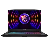 MSI Katana 17 B13VEK-1261XPL Intel® Core™ i7 i7-13620H Laptop 43.9 cm (17.3") Full HD 16 GB DDR5-SDRAM 1 TB SSD NVIDIA GeForce RTX 4050 Wi-Fi 6E (802.11ax) FreeDOS Black