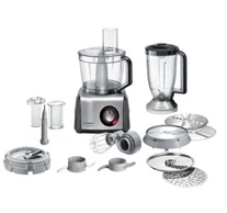 Bosch MC812M865 food processor 1250 W 3.9 L Black, Stainless steel