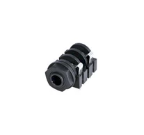 Mono Csatlakozó 6.35 mm Aljzat Fekete