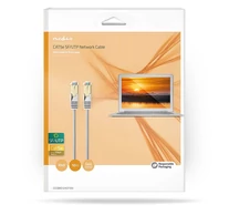 Nedis CCGB85121GY100  SF/UTP Cat5e patch kábel, RJ45, 10/100/1000 Mbit/s, hossz 10m