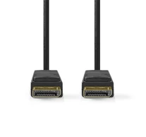 Nedis CCGL37010BK20 Displayport kábel 4K@60Hz, aranyozott csatlakozók, 2m