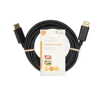 Nedis CCGL37010BK30 Displayport kábel 4K@60Hz, aranyozott csatlakozók, 3m