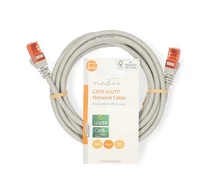 Nedis CCGL85230GY30 UTP Cat6 patch kábel, RJ45 aranyozott érintkezők, hossz 3m