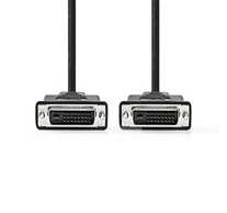 Nedis CCGP32001BK30 DVI-D 24+1p kábel, 2560x1600, hossz 3m
