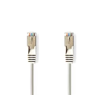 Nedis CCGP85121GY75 UTP / FTP Cat5 patch kábel, RJ45 aranyozott érintkezők, 10/100/1000 Mbit/s, hossz 7,5m