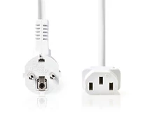 Nedis CEGL10000WT20 táp kábel IEC-320-C13, 3 x 0.75 mm˛ hossz 2m, fehér